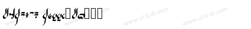 DIN2014 NarrowDe字体转换